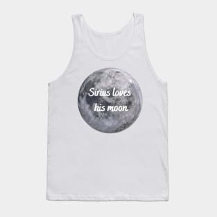 Sirius Loves his Moon Tank Top